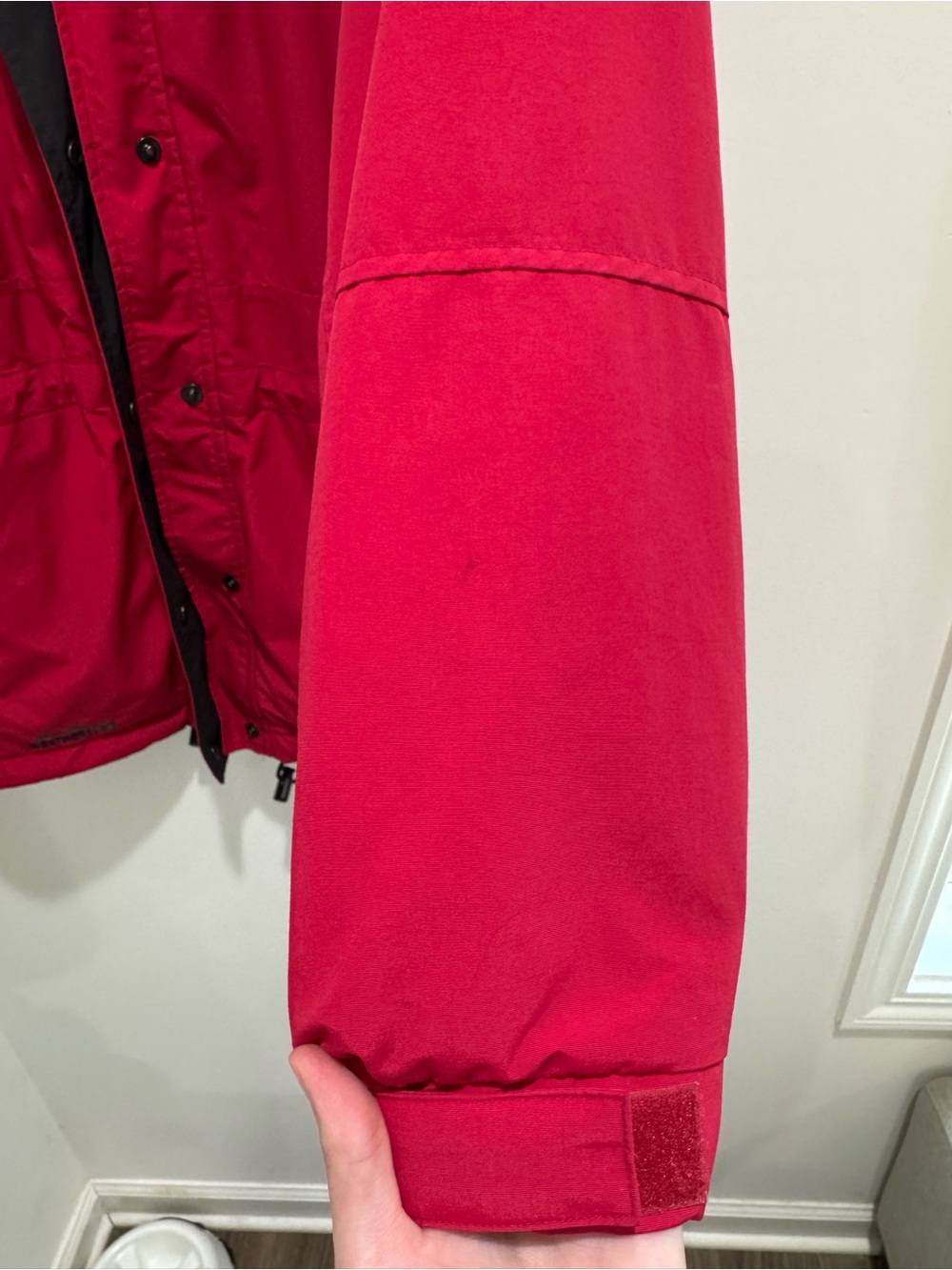 Vintage Y2K Eddie Bauer Red Thinsulate Insulated Hooded Jacket Coat Womens Small - Picture 7 of 16